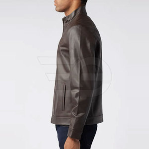 Chaqueta de Cuero para Hombre, Estilo Casual Elegante, Ropa de Invierno, Prenda de Cuero Resistente para Uso Diario - Product Image 4