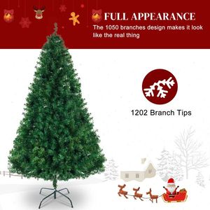 Alightup Albero di Natale in PET Pre-Illuminato a Batteria, 180 cm, 1050 Rami, Albero Innevato di Alta Qualità per Decorazioni Esterne - Product Image 2