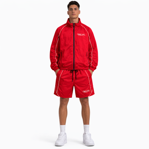 Veste coupe-vent légère 100 % polyester, imperméable et confortable, pour entraînement de football, sports de plein air, vestes pour hommes - Product Image 1