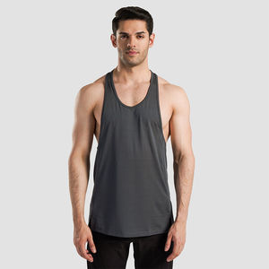 Camiseta sin Mangas para Hombre, Último Modelo, Más Vendida, Hecha de Algodón y Poliéster, Ropa de Gimnasio para Hombre - Product Image 1
