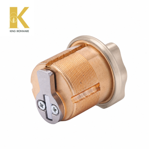 Thumb Turn Cylinder Mechanical Door <b>Security</b> Satin Stainless Steel Brass 25mm For Entrance Door <b>Security</b> - Product Image 5