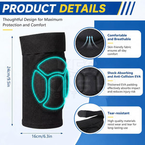 Protector de Codo Transpirable, Ligero y Antideslizante para Todas las Estaciones, Protección Básica para Artes Marciales, Ejercicios y Rendimiento Atlético - Product Image 3