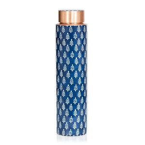 Botella de Agua de Cobre de Doble Pared con Diseño Decorativo, Tapa Hermética a Prueba de Fugas, Ecológica, para Uso en Casa, Oficina y Gimnasio - Venta al Por Mayor - Product Image 1