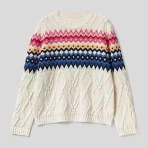 Women's Long Sleeve Cable Knit <b>Sweater</b> <b>Crewneck</b> Oversized Casual Pullover Soft Warm Cozy Winter Loose Fit - Product Image 6