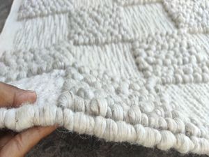 AISHA FABS Manufacture Price Direct Factory Top Selling Modern Hand Woven Indian Dhurry <b>Thick</b> Flat <b>Pile</b> Non-Slip Cotton Area <b>Rug</b> - Product Image 5