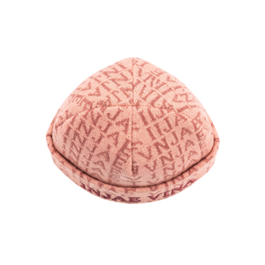 Bonnet d'hiver personnalisé en tricot jacquard bleu pastel avec revers, casquette unisexe chaude style streetwear avec logo brodé en 3D, couvre-chef vierge - Product Image 5