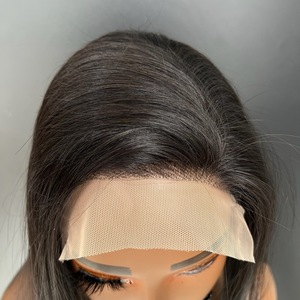 Perruques lisses transparentes HD Full Lace Frontal Remy Hair Body Wave 360 pour femmes noires - Product Image 6