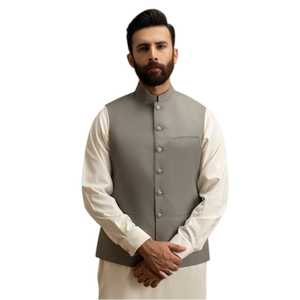 Gilet et veste pour hommes pakistanais, vêtements ethniques classiques pour mariages, fêtes, événements festifs, couleurs et tailles personnalisées, qualité supérieure - Product Image 4