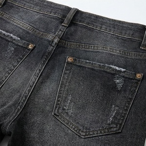 Women <b>Denim</b> Shorts High Waist Breathable Soft Cotton <b>Material</b> Trendy Casual Look Summer Fashion Streetwear Loose Fits - Product Image 5