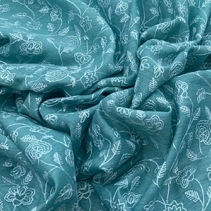 Premium Multi Embroidery Fabric Women Fashion Fabric Designer Embroidery Fabric Party Wear Fabric Luxury Fabric - Product Image 2