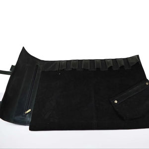 Sac de transport professionnel en cuir véritable de qualité supérieure, anti-odeur, robuste et confortable, pour couteaux de chef et ustensiles de cuisine - Product Image 1