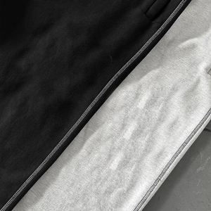 Pantalon de jogging personnalisé en coton French Terry, coupe ample, jambe large, brodé, pour homme - Product Image 5