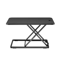 Station de travail ergonomique en forme de X pour bureau à domicile convertisseur de bureau d'ordinateur réglable table élévatrice pliable pour ordinateur portable sur pied