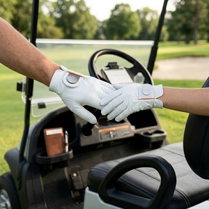 Guante de Golf de Piel Cabretta Premium para Mano Izquierda, Agarre Suave, Transpirable, con Ventilación en los Dedos, Protección UV, Cierre XL, para Ciclismo, OEM, ODM - Product Image 4