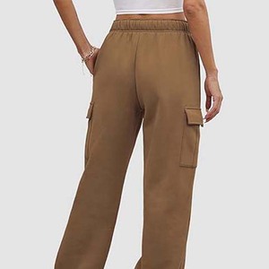 Pantalon de jogging athlétique personnalisé pour femme – Prix de gros – Nouveau style – Pantalon de sport surdimensionné pour femme - Product Image 4