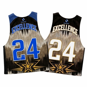 Pettorine da Lacrosse Traspiranti Reversibili di Alta Qualità, Gilet <span class=keywords><strong>Sportivo</strong></span> Personalizzato per Squadre, Abbigliamento Leggero per <span class=keywords><strong>Allenamento</strong></span> e Scrimmage - Product Image 4