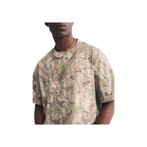 T-shirt à manches courtes pour homme, imprimé camouflage, coupe ample, col rond, jersey en coton - Product Image 4