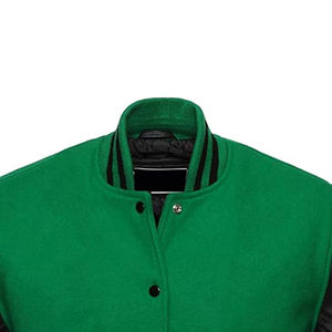 Chaqueta Varsity Personalizada de Otoño para Hombre, Estilo Béisbol con Cierre, Chaqueta de Lona a la Moda con Número y Nombre del Equipo - Product Image 3