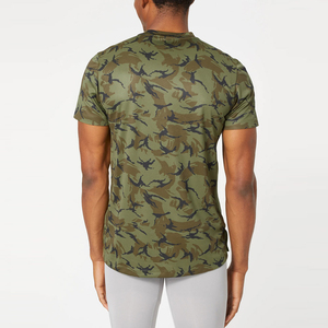 เสื้อยืดทางการระบายอากาศสำหรับผู้ชายพิมพ์ลายสี - Product Image 3