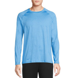 เสื้อแรชการ์ดแขนยาวสำหรับผู้ชาย ผลิตจากโพลีเอสเตอร์ 100% เป็นมิตรต่อสิ่งแวดล้อม แห้งเร็ว ระบายอากาศได้ดี รับผลิตแบบ OEM ขายส่ง - Product Image 1