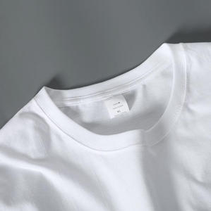 Camisetas Blancas Lisas Personalizadas de Algodón 100% para Hombre, Camisetas con Logotipo Personalizado al por Mayor, Camiseta Negra de Manga Corta para Hombre - Product Image 4