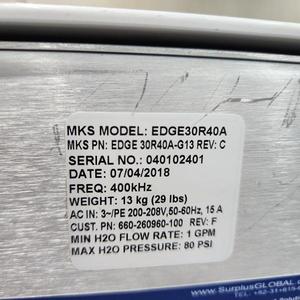 Manómetro de Capacitancia MKS EDGE 30R40A-G13 - Equipo y Piezas de Semiconductores de Confianza con Legado Global - Product Image 2