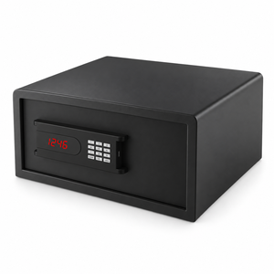 Coffre-fort d'hôtel en gros pour les distributeurs d'équipements hôteliers – Boîte de sécurité électronique noire avec finition thermolaquée - Product Image 3