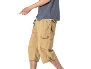 Pantalones Cortos Transpirables para Hombre, Estilo Casual Urbano, Vaqueros Cargo de Verano, Holgados, con Múltiples Bolsillos, Ropa Hip Hop para Exteriores - Product Image 3