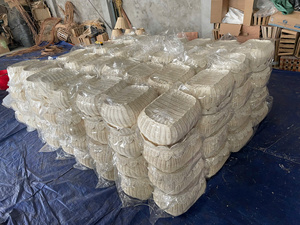 Eco Friendly Rattan <b>Storage</b> <b>Basket</b> with Lid Handwoven <b>Wicker</b> Organizer Box for Home Decor Wholesale Manufacturer OEM - Product Image 3