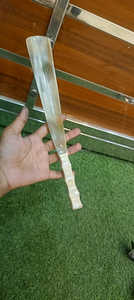 Corne à chaussures en buffle poli avec poignée en os de 11 cm de long 35 cm de long cadeau d'affaires artisanat corne à chaussures pour animaux - Product Image 4