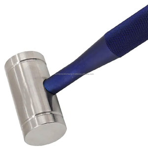 Martillo ortopédico quirúrgico WPS Manual de 9 pulgadas con mango de aluminio y cabeza de acero inoxidable para osteótomo, cincel y cirugía ósea - Product Image 6