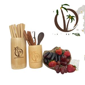 Taza biodegradable ecológica de bambú 100% para el hogar y el camping, artículos para beber de madera sostenibles - Product Image 2