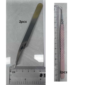 แหนบปลายแหลม 90 องศา รูปหัวใจ 8 มม. 12 ซม. หลายสี ทำจากสแตนเลส ใช้ซ้ำได้ ทนความร้อนสูง สำหรับต่อขนตา - Product Image 3