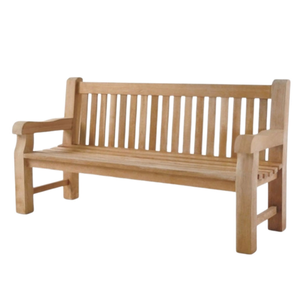 Banc de jardin en teck massif, style moderne et épuré, résistant à la décomposition, idéal pour l'extérieur. - Product Image 4