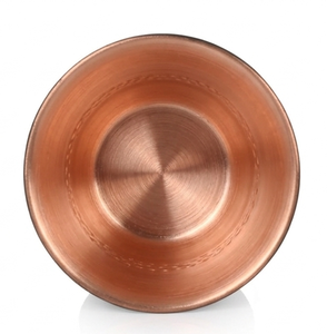 Gobelet de luxe en cuivre pur avec revêtement noir mat – Tasse artisanale en cuivre ayurvédique de 350 ml - Product Image 5