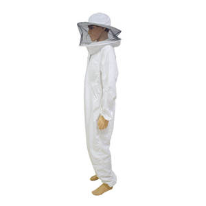 Traje de Apicultura de Algodón Blanco, Protección Corporal Completa, Ventilado, con Velo, Unisex para Adultos, Transpirable, Calidad Premium, Venta al Por Mayor - Product Image 2