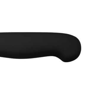 Couteaux à désosser la viande à manche noir avec une fine lame courbée argentée et un repose-doigts ergonomique pour la préparation et la découpe de la volaille - Product Image 6