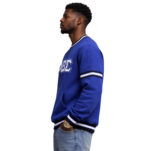 Maglia Blu in Ciniglia Phi Beta Sigma, Abbigliamento per Fraternità Greca con Design Classico in Ciniglia, Comfort e Stile Premium - Product Image 3