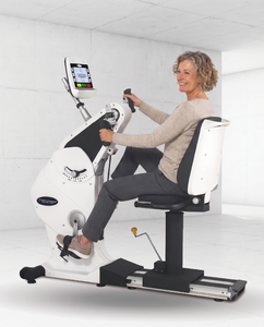 Bicicleta de rehabilitación de acero para fisioterapia de miembros superiores, ideal para hemiplejia y accidentes cerebrovasculares, apta para personas mayores. - Product Image 1