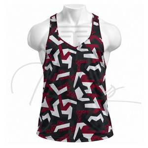 Factory Direct Sales Men's <b>Vintage</b> Knitted Breathable <b>Tank</b> <b>Top</b> High Quality Gym Exercise Wear - Product Image 1