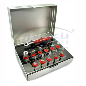 Kit de Implantes Quirúrgicos Dentales Manual de Acero Inoxidable con Brocas Autoperforantes para Hueso y Recolector de Múltiple Óseo por Blush Surgical - Product Image 3