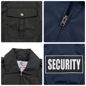 Pantalones de Uniforme de Guardia de Seguridad de Verano al por Mayor, Cortavientos con Emblema de Seguridad en la Espalda, Poliéster/Algodón, Unisex - Product Image 3