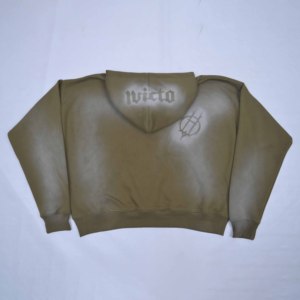 Conjunto de Sudadera y Pantalones Cortos Deportivos de Alta Calidad al por Mayor con Logotipo Personalizado, Pantalones Cortos Negros con Lavado Ácido y Doble Rodilla, Estilo Urbano - Product Image 4