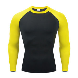 <b>Mens</b> Fitness <b>Compression</b> <b>Shirt</b> Quick Dry Breathable Sportswear <b>Shirt</b> Slim Fit Running Exercise Workout Clothing - Product Image 1