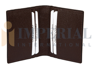2026 Full Grain Leather Wallet Card Holder Luxury Wallet For Men Wholesale Gift Box Open Closure Card Holder Wallet Custom Logo - Product Image 2