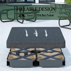 Base per Ombrellone da Giardino Nera, Solo Base per Ombrelloni e Supporti da Esterno - Product Image 3