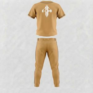 Ensemble de baseball pour hommes de haute qualité, matière 100% polyester, col en V, impression par transfert par sublimation par RIVIAN ATLANTIC - Product Image 3