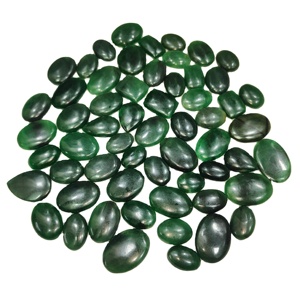 หยกเขียวธรรมชาติ 100% สำหรับทำเครื่องประดับ ขนาด 20-45 มม. น้ำหนัก 8-12 กรัม ขายส่งแบบยกชุด - Product Image 2