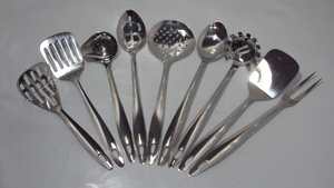 Cuillère à fourchette moderne en acier inoxydable Hot Vantage Luxury Fancy avec couverts polis brillants accessoires d'utilisation de vaisselle de cuisine - Product Image 6