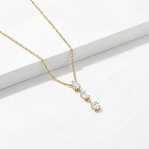 LUXESHINE 1.50 CARAT Lab Grown Diamond E Color Oval Brilliant Cut 14K <b>Solid</b> <b>Gold</b> IGI Certified Engagement <b>Pendant</b> Lightweight - Product Image 1